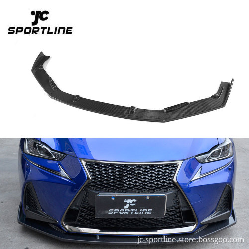 Carbon Fiber Front Lip Spoiler for Lexus IS/IS F-Sport 17-18